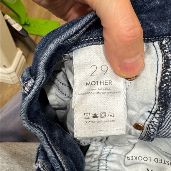 MOTHER High Rise Blue Jeans - Picture 8 of 9